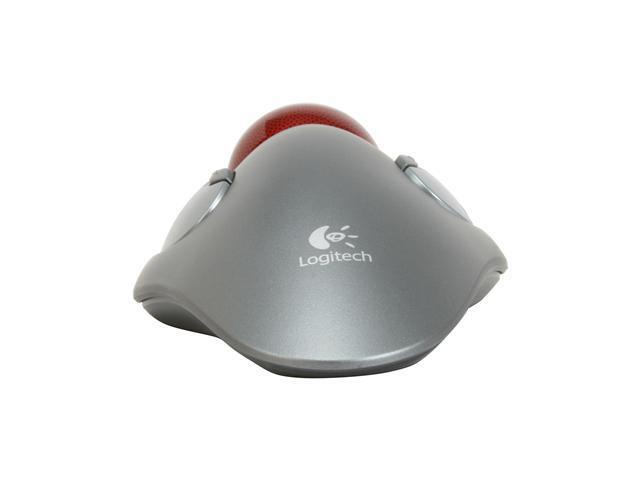 Logitech Trackman Marble Mouse, Four-Button, Programmable, Dark Gray