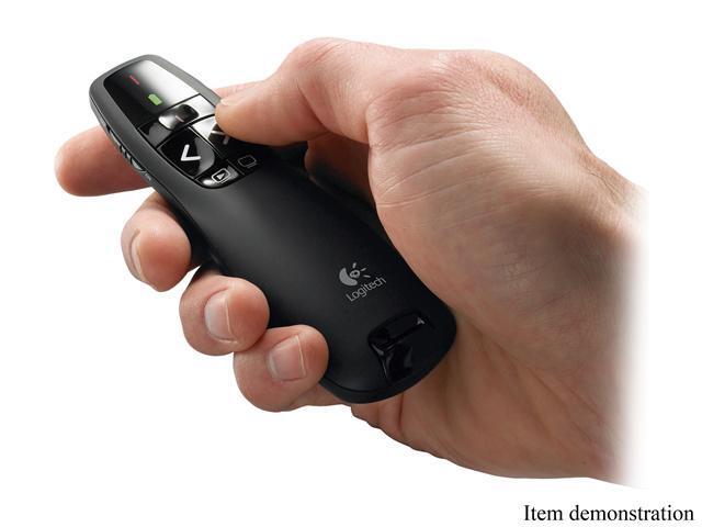 Logitech - R400 Presenter Remote Control - Black - image 7