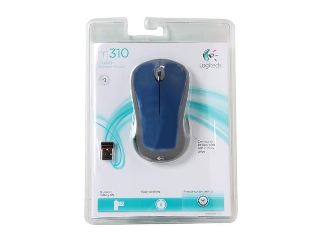 Logitech - M310 Wireless Optical Ambidextrous Mouse - Wireless - Peacock Blue - image 7