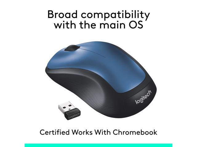 Logitech - M310 Wireless Optical Ambidextrous Mouse - Wireless - Peacock Blue - image 2