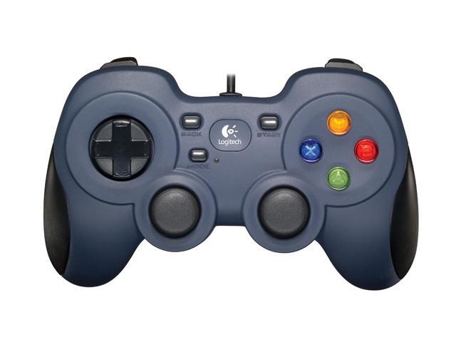 Logitech - F310 Gaming Pad for Windows - Black/Blue - image 2