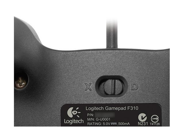 Logitech - F310 Gaming Pad for Windows - Black/Blue - image 7