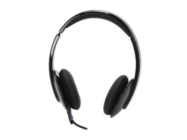 Logitech - H540 Wired On-Ear Headset - Black - image 2