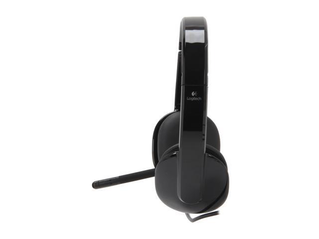 Logitech - H540 Wired On-Ear Headset - Black - image 3