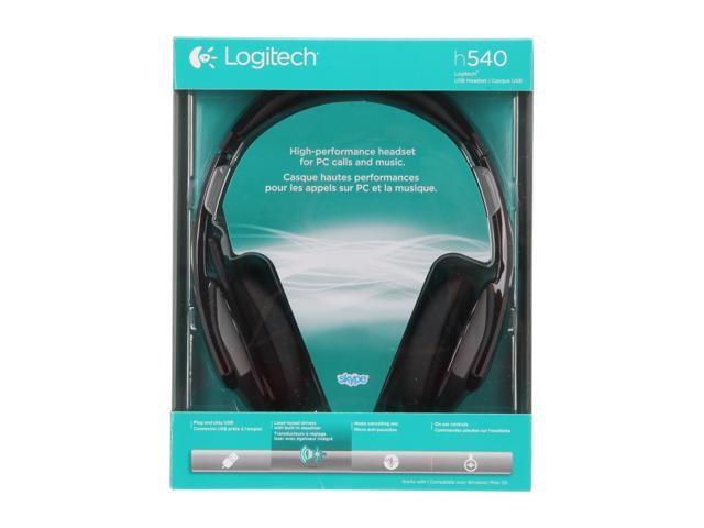 Logitech - H540 Wired On-Ear Headset - Black - image 7