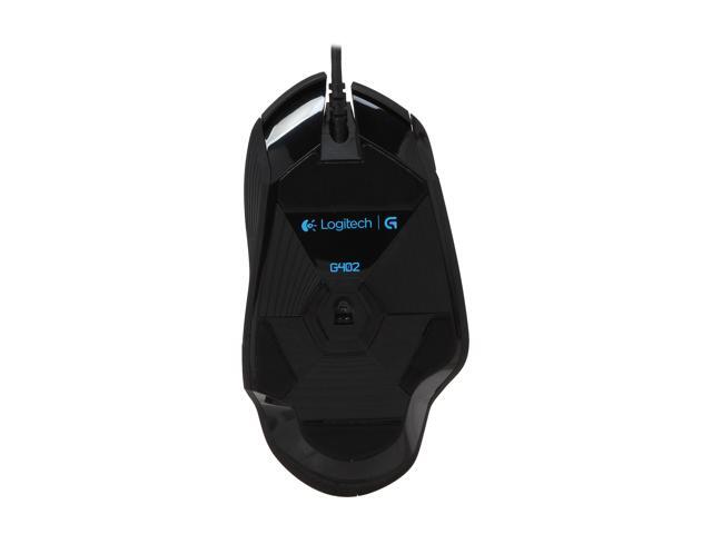 Logitech G402 910-004069 Black Wired Optical Hyperion Fury FPS Gaming Mouse with High Speed Fusion Engine