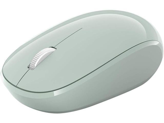 Microsoft Bluetooth Mouse - Mint. Comfortable design, Right/Left Hand Use, 4-Way Scroll Wheel, Wireless Bluetooth Mouse for PC/Laptop/Desktop.