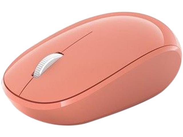 Microsoft Bluetooth Mouse - Peach. Comfortable design, Right/Left Hand Use, 4-Way Scroll Wheel, Wireless Bluetooth Mouse for PC/Laptop/Desktop.