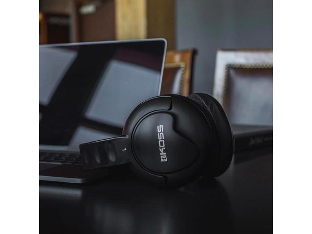 Koss UR20 Over-Ear Headphones, Flexible Sling Headband, Black