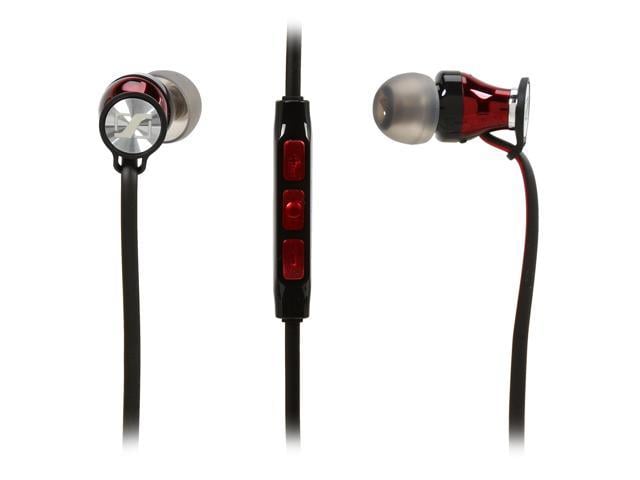 Sennheiser M2IEI Momentum In-Ear Headphones - iOS Devices - Black/Red