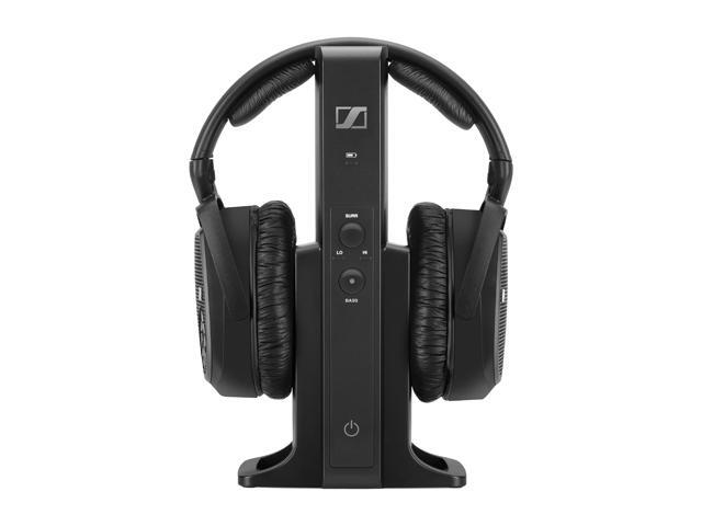 Sennheiser - RS 175 RF Wireless Headphone System for TV Listening with Bass Boost and Surround Sound Modes - Black - image 3