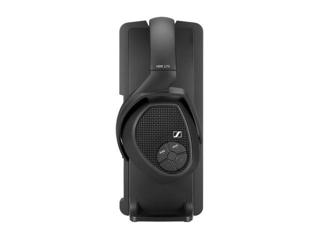 Sennheiser - RS 175 RF Wireless Headphone System for TV Listening with Bass Boost and Surround Sound Modes - Black - image 4