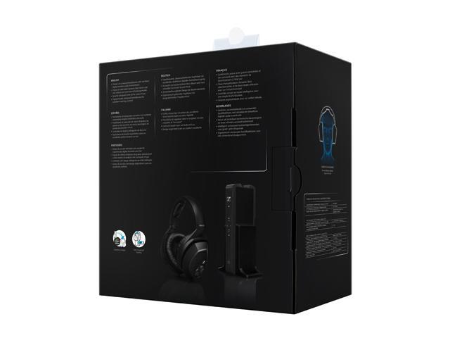 Sennheiser - RS 175 RF Wireless Headphone System for TV Listening with Bass Boost and Surround Sound Modes - Black - image 6