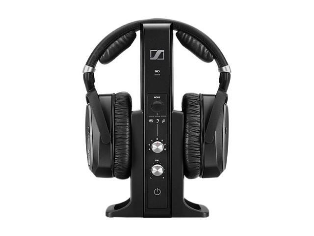 Sennheiser - RS 195 RF Wireless Headphone Systems for TV Listening with Selectable Hearing Boost Preset - Black - image 4