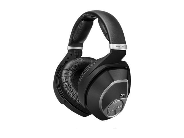 Sennheiser - RS 195 RF Wireless Headphone Systems for TV Listening with Selectable Hearing Boost Preset - Black - image 5