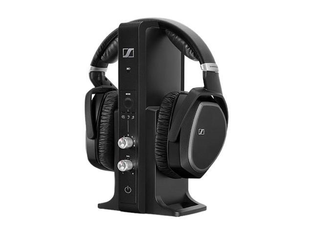 Sennheiser - RS 195 RF Wireless Headphone Systems for TV Listening with Selectable Hearing Boost Preset - Black - image 3