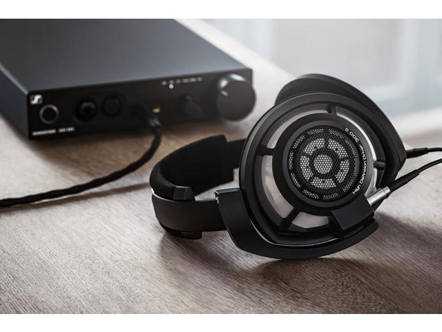 Sennheiser - HD 800 S Over-the-Ear Audiophile Reference Headphones - Ring Radiator Drivers, Open-Back Earcups, with Balanced Cable - Black - image 3