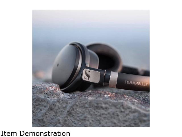 SENNHEISER HD 450BT Bluetooth 5.0 Wireless Headphone with Active Noise Cancellation - 30-Hour Battery Life USB-C Fast Charging Virtual Assistant Button Foldable - Black - image 9