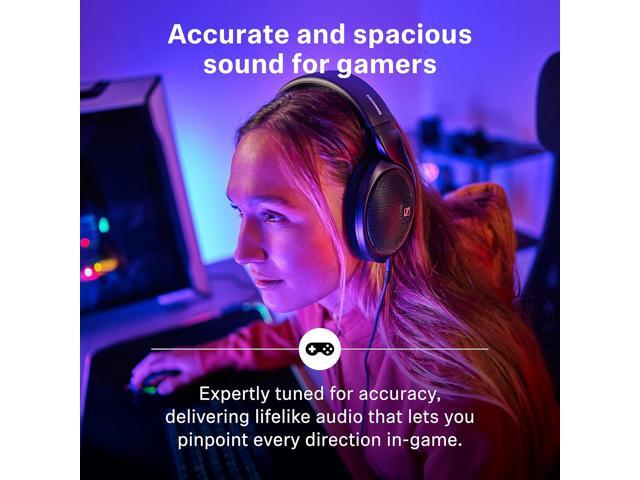 Sennheiser - HD 560S Wired Over-the-Ear Audiophile Headphones - Black - image 6