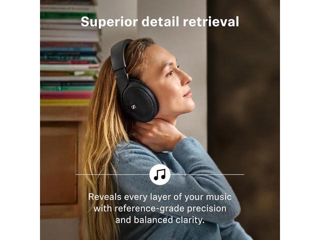 Sennheiser - HD 560S Wired Over-the-Ear Audiophile Headphones - Black - image 8