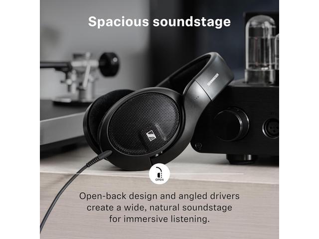 Sennheiser - HD 560S Wired Over-the-Ear Audiophile Headphones - Black - image 9