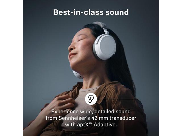 Sennheiser Momentum 4 Wireless Noise Cancelling Headphones - Bluetooth Headset for Crystal-Clear Calls with Adaptive Noise Cancellation, Over-Ear...