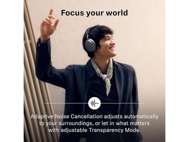 Sennheiser - MOMENTUM 4 Wireless Adaptive Noise-Canceling Over-The-Ear Headphones - White - image 9