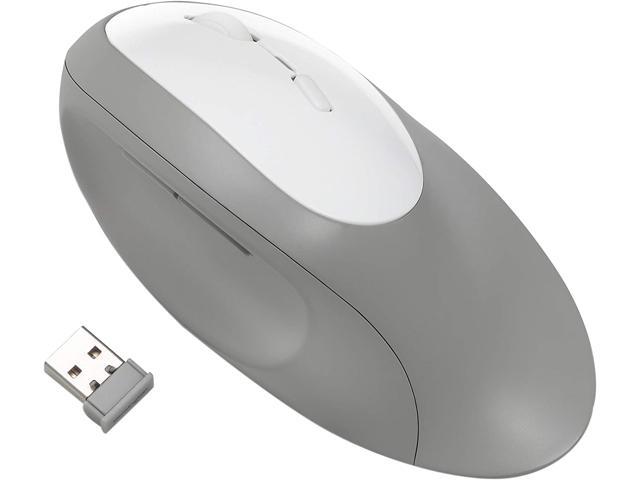 Kensington Pro Fit K75405WW Gray Dual (RF / Bluetooth Wireless) BlueTrack Biometric Ergo Mouse