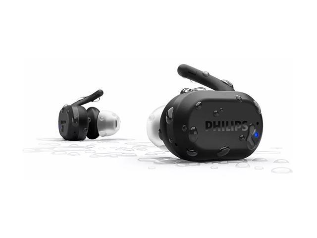 Philips A7306 True Wireless Sports Headphones with Detachable Ear Hooks or Wing Tips Waterproof TAA7306BK - image 7