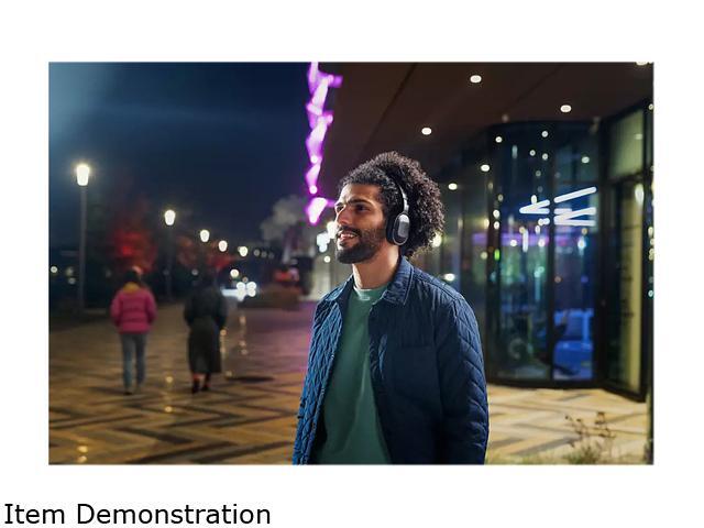Philips H6506 Wireless Active Noise-Canceling over-Head Headphones with Multipoint Bluetooth Connection Black TAH6506BK - image 8