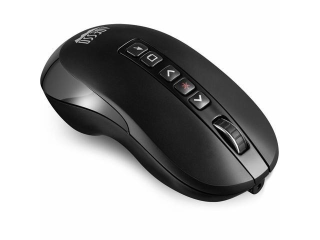 Adesso Air Mouse Wireless Multifunctional Desktop Presenter Mouse With Laser Pointer iMouse P40