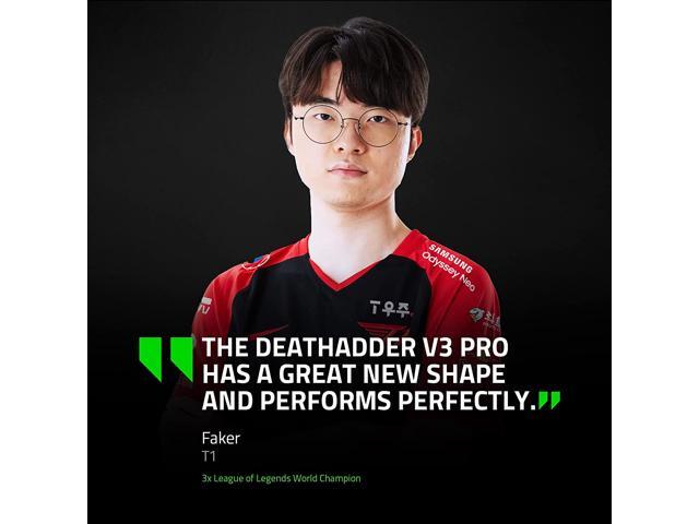 Razer - DeathAdder V3 Pro Lightweight Optical Gaming Mouse with 90 Hour Battery - Wireless - Black - image 3