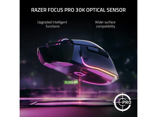 Razer - Basilisk V3 Pro Optical Gaming Mouse with HyperScroll Tilt Wheel - Wireless - Black - image 6