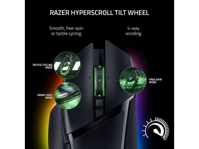 Razer - Basilisk V3 Pro Optical Gaming Mouse with HyperScroll Tilt Wheel - Wireless - Black - image 3