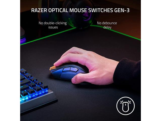 Razer - Naga V2 Pro MMO Optical Gaming Mouse with Interchangeable Side Plates in 2, 6, 12 Button Configurations - Wireless - Black - image 5