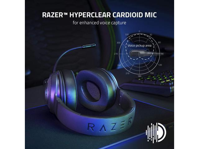 Razer - Kraken V3 X Wired Over-the-Ear Gaming Headset for PC, Mac, and Playstation 4 - Black - image 5