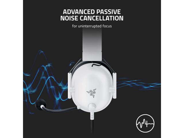 Razer - BlackShark V2 X Wired Over-the-Ear Gaming Headset for PC, PS5, PS4, Switch, Xbox X|S, and Xbox One - White - image 8