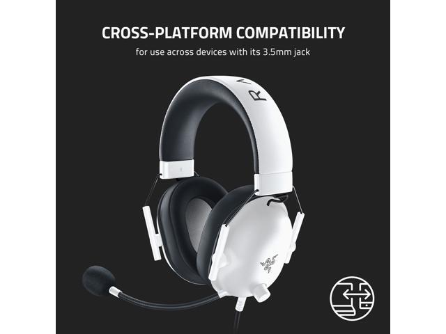 Razer - BlackShark V2 X Wired Over-the-Ear Gaming Headset for PC, PS5, PS4, Switch, Xbox X|S, and Xbox One - White - image 11