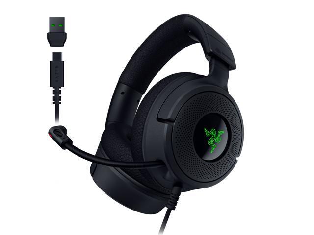 Razer - Kraken V4 X Wired Over-the-Ear Gaming Headset for PC, Mac, Playstation, Nintendo Switch, Steam Deck, Mobile, and Tablet - Black - image 4