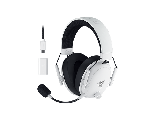 Razer BlackShark V3 Wireless Esports Headset - Bluetooth, Wired - Over-Ear - 12 - 28000 - Hybrid Fabric and Leatherette Memory Foam Cushions -...
