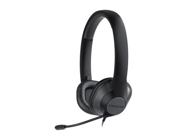 CREATIVE HS-720 V2 USB Digital Headphones with Noise Cancelling Condenser Micro Arm with Micro/Call Function, Volume Control and Microphone and...
