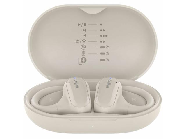 Belkin SoundForm ClearFit Open-Ear Wireless Earbuds - Sand - image 3