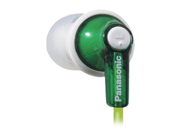 Panasonic Green RP-HJE120-G Canal Earbud Headphones