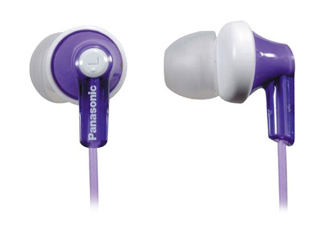 Panasonic Violet RP-HJE120-V Canal Earbud Headphone (Violet )