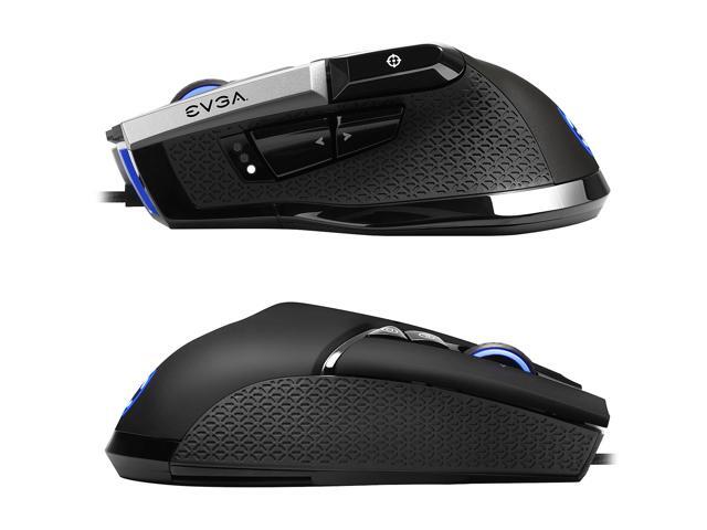 EVGA X17 Gaming Mouse, Wired, Black, Customizable, 16,000 DPI, 5 Profiles, 10 Buttons, Ergonomic 903-W1-17BK-KR