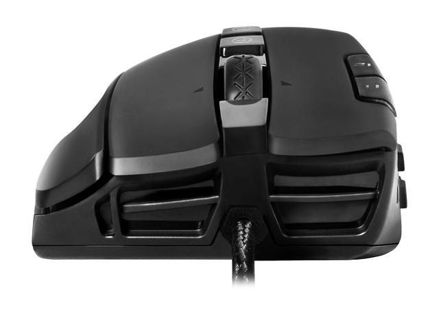 EVGA X15 MMO Gaming Mouse, 8k, Wired, Black, Customizable, 16,000 DPI, 5 Profiles, 20 Buttons, Ergonomic 904-W1-15BK-KR