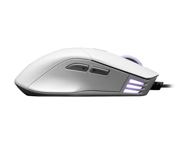 EVGA X12 Gaming Mouse, 8k, Wired, White, Customizable, Dual Sensor, 16,000 DPI, 5 Profiles, 8 Buttons, Ambidextrous Light Weight, RGB, 905-W1-12WH-KR