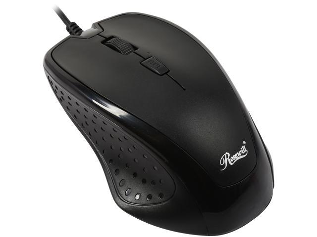 Rosewill 4 Buttons x 1 Wheel USB Wired Optical Mouse - RM-D2U