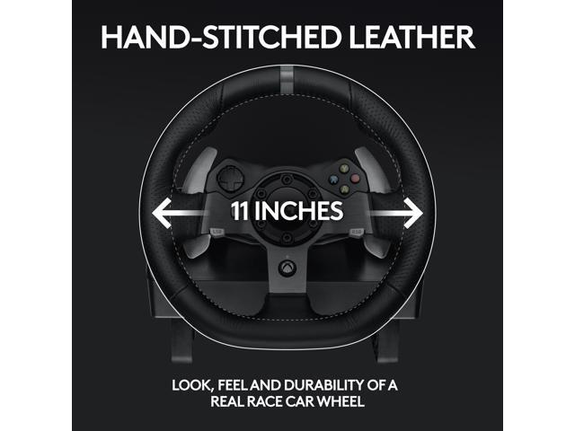 Logitech - G920 Driving Force Racing Wheel and Pedals for Xbox Series X|S, Xbox One, Windows & Mac - Black - image 6
