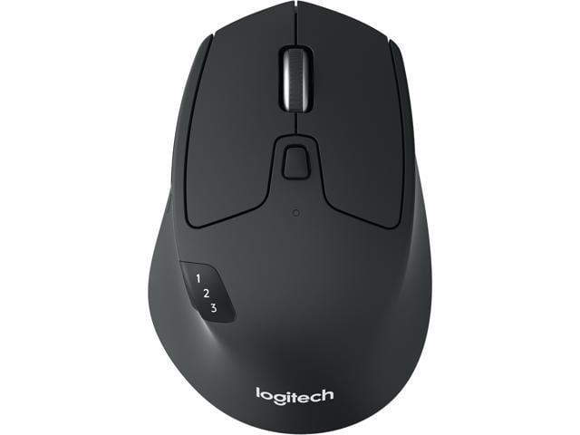 Logitech M720 Triathlon Multi-Device Wireless Mouse, Bluetooth, USB Unifying Receiver, 1000 DPI, 8 Buttons, 2-Year Battery, Compatible with Laptop.